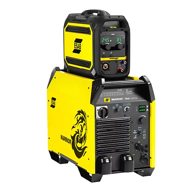 Μηχανή συγκόλλησης MIG-MAG  MMA  TIG υδρόψυκτη ESAB Warrior 500i CCCV με τροφοδότη Robust Feed Pro Off Shore (combo)